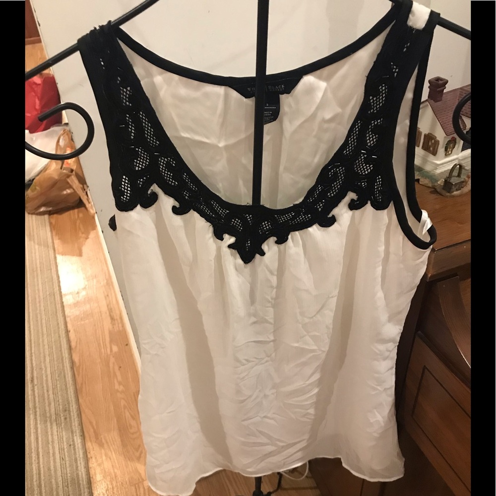 🌼3/$30🌼 WHBM Cream Beaded tank cami Small